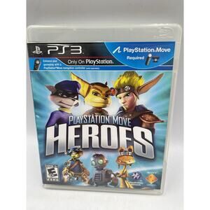PlayStation Move Heroes (Sony PlayStation 3, 2011) Complete In Box
